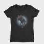 Girl Riding Wolf, Tricou Femei