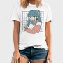 Anime Girl With Cat, Tricou Barbati (Unisex)