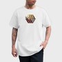 Deer Illustration Geometric Forest, Tricou Barbati (Unisex)