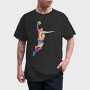 Tye Dye Basketball Player, Tricou Barbati (Unisex)