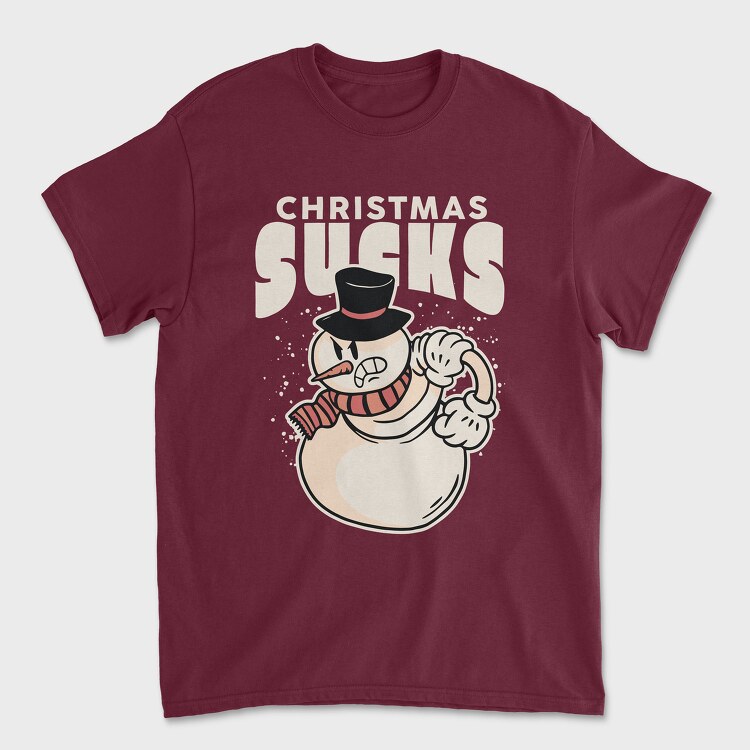 Christmas Sucks Snowman, Tricou Barbati (Unisex)