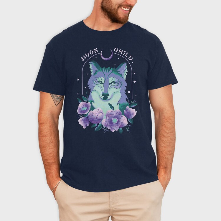 Night Wolf Quote, Tricou Barbati (Unisex)