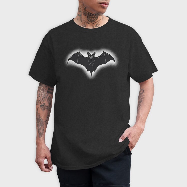 Goth Bat Highlighted Glowing, Tricou Barbati (Unisex)