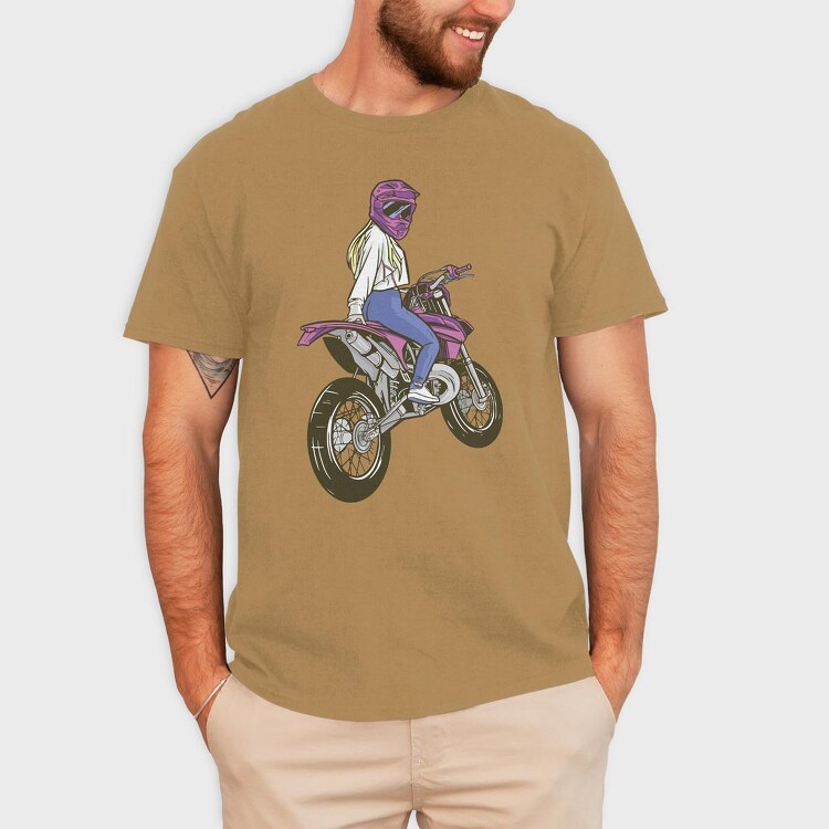 Motocross, Tricou Barbati (Unisex)