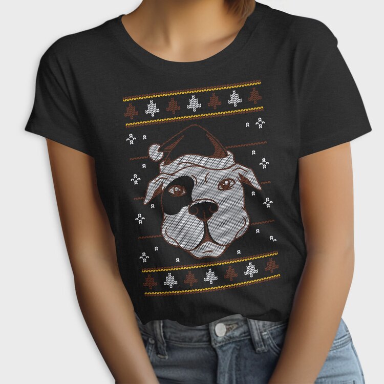 Ugly Sweater Dog, Tricou Femei