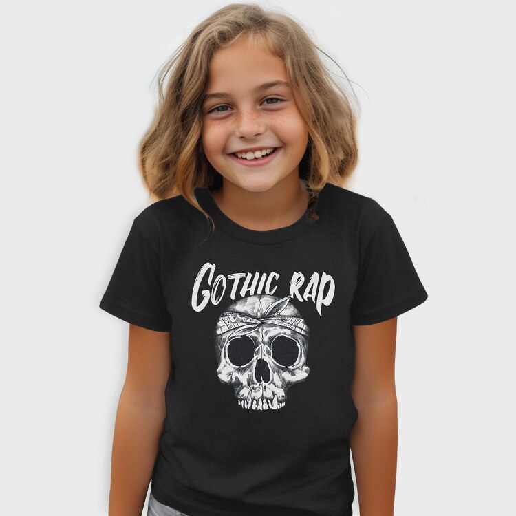 Gothic Rap Skull, Tricou Copii
