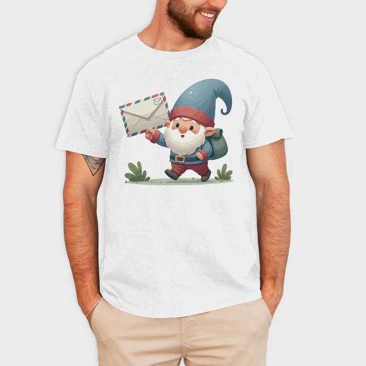 Delivery Gnome, Tricou Barbati (Unisex)