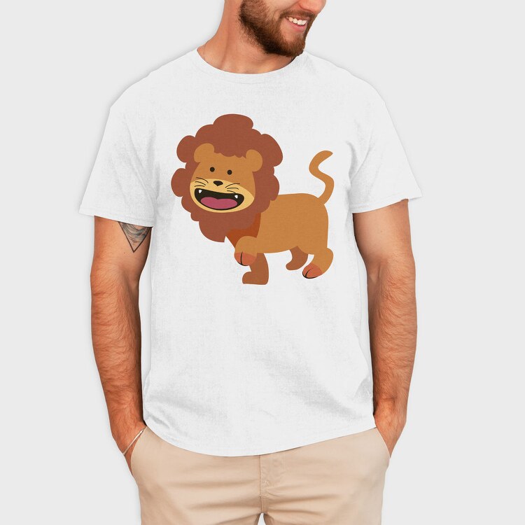 Roaring Lion King, Tricou Barbati (Unisex)