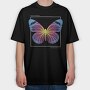 Gradient Butterfly Desire, Tricou Oversize Barbati (Unisex)