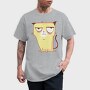 Annoyed Yellow Cat Grumpy, Tricou Barbati (Unisex)
