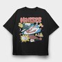 Nineties 90S Kid Retro 1, Tricou Oversize Barbati (Unisex)