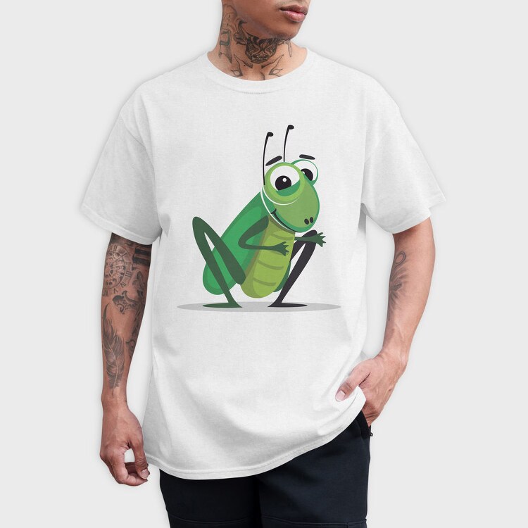 Grasshopper Smile, Tricou Barbati (Unisex)