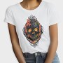 Gothic Skull on Fire, Tricou Femei