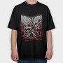 Demonic Metal, Tricou Oversize Barbati (Unisex)