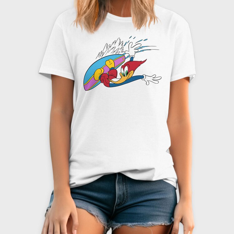 Cartoon Retro Woody Woodpecker 6, Tricou Barbati (Unisex)