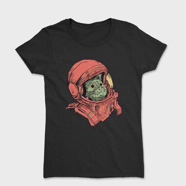 Tricou Femei, Cat Astronaut