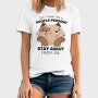 Anti Social Cat Stay Away From Me, Tricou Barbati (Unisex)