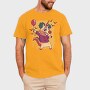Unicorn Clown Halloween 01, Tricou Barbati (Unisex)