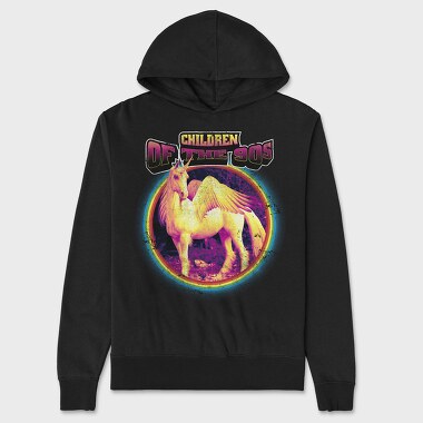 Children of the 80 S Unicorn, Hanorac Oversize Barbati (Unisex)