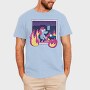 Unicorn in Fire, Tricou Barbati (Unisex)