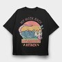 Anxiety Opossum, Tricou Oversize Barbati (Unisex)