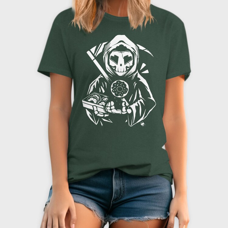 Grim Reaper Donut Love Pillow, Tricou Barbati (Unisex)