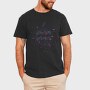 Aquarius Floral Zodiac Sign Aqarius, Tricou Barbati (Unisex)
