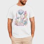 Winged Fairy With Flowers Fairy Core, Tricou Barbati (Unisex)