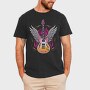 Winged Guitar Rock, Tricou Barbati (Unisex)
