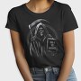 Grim Reaper Humor Sign, Tricou Femei