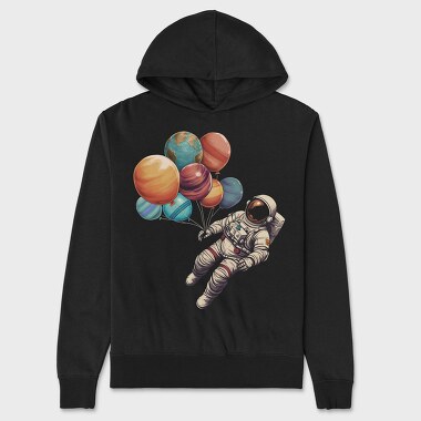 Hanorac Barbati (Unisex), Astronaut Baloons Planets