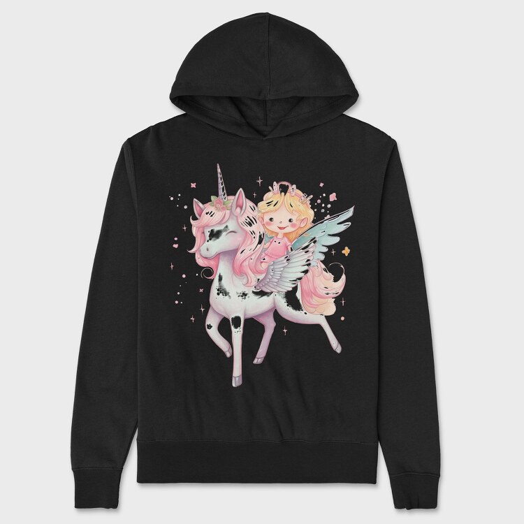 Tooth Fairy Unicorn, Hanorac Oversize Barbati (Unisex)