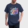 Artemis Greek Mythology Goddess Retrowave, Tricou Barbati (Unisex)