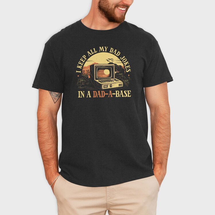 Dad Joke Database, Tricou Barbati (Unisex)