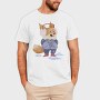 Winter Fox Friend, Tricou Barbati (Unisex)