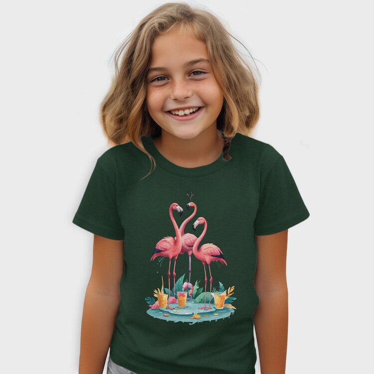 Three Flamingos, Tricou Copii