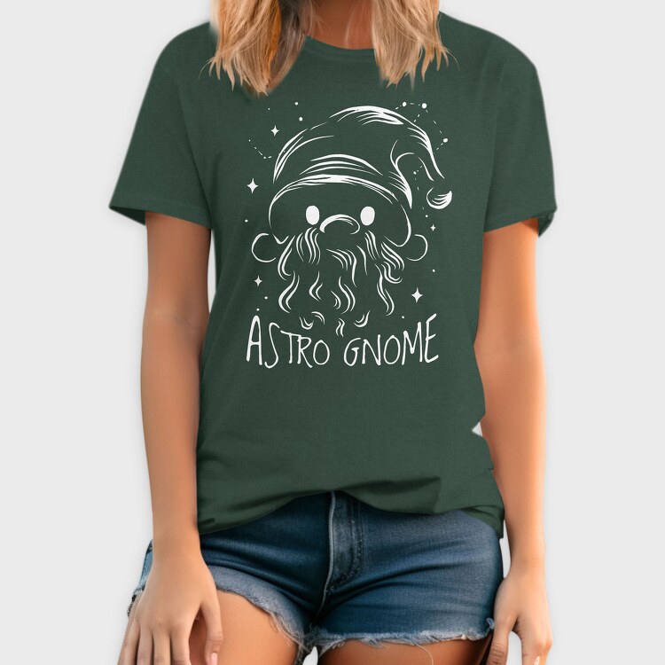 Astro Gnome Astronomer, Tricou Barbati (Unisex)