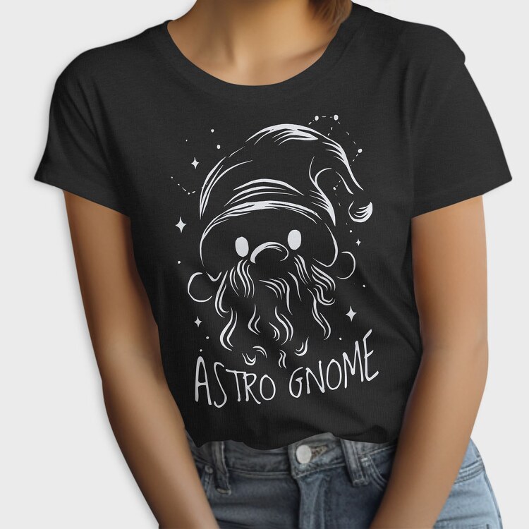 Astro Gnome Astronomer, Tricou Femei