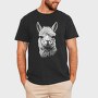 Llama Portrait, Tricou Barbati (Unisex)