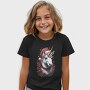 Unicorn With Christmas Hat, Tricou Copii