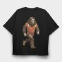 Running Bigfoot Runner, Tricou Oversize Barbati (Unisex)