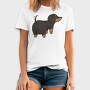 Dachshund Dog, Tricou Barbati (Unisex)