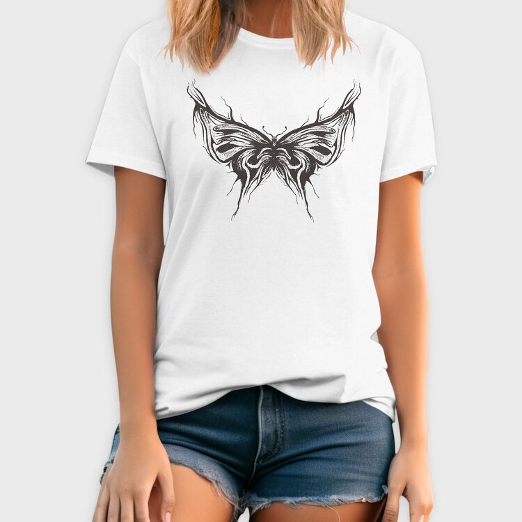 Grunge Butterfly Abstract Trash, Tricou Barbati (Unisex)