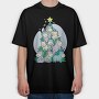 Unicorns Christmas Tree, Tricou Oversize Barbati (Unisex)