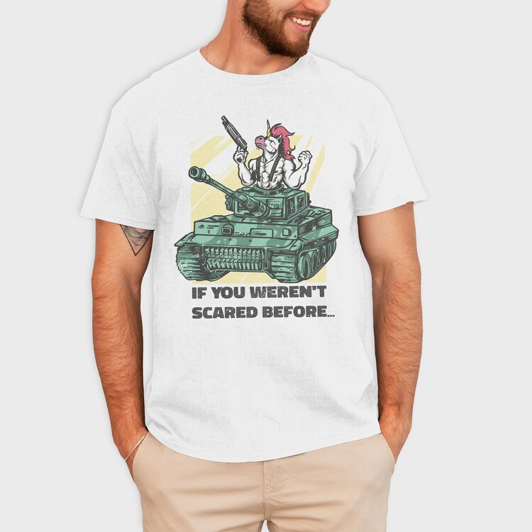 Unicorn Tank, Tricou Barbati (Unisex)