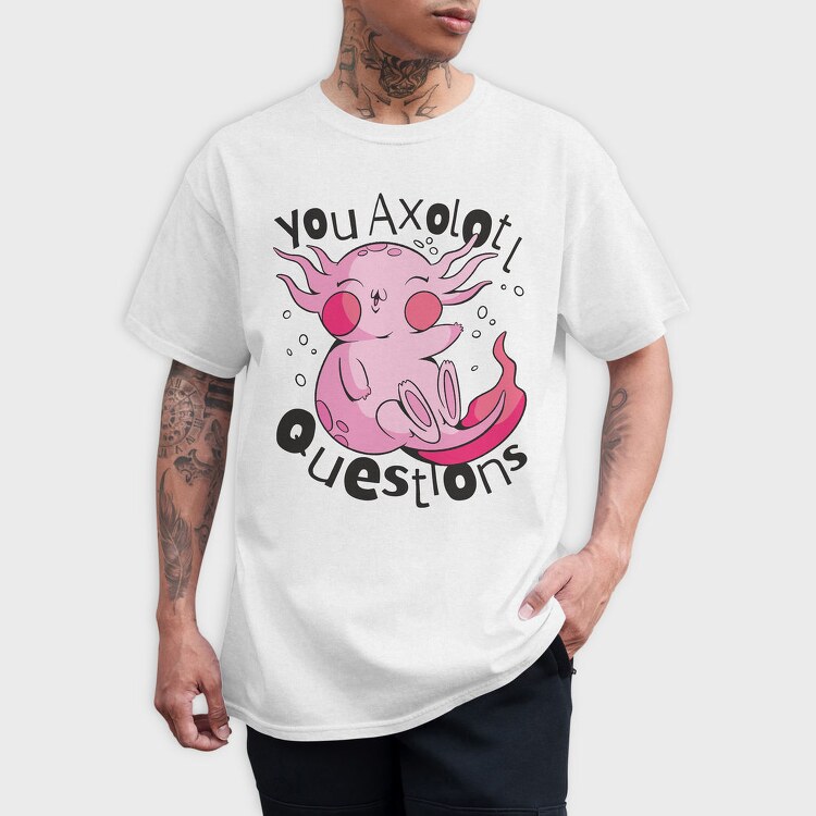 Axolotl Questions, Tricou Barbati (Unisex)
