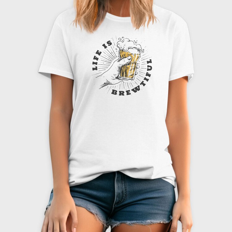 Beer Life Brewtiful, Tricou Barbati (Unisex)