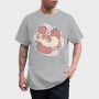 Guinea Pig And Strawberries Kawaii With, Tricou Barbati (Unisex)