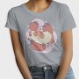 Guinea Pig And Strawberries Kawaii With, Tricou Femei