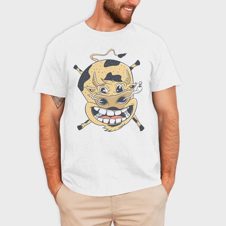 Flying Cow, Tricou Barbati (Unisex)